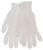 MCR Safety String Knit Work Gloves 7 Gauge Regular Weight White Cotton Polyester, view 5