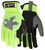 MCR Safety 953 HyperFit, Hi-Vis Lime Mechanics Work Gloves, ANSI A1