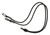 MCR Safety 214 Safety Glass Parts & Accessories, Black Eyeglass Cord / Lanyard