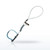 FallTech 5335A5 2 lb Stretch-coil and Web ANSI Hard Hat Tether, 18"