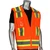 PIP 302-0505 Hi-Vis Vests, ANSI Type R Class 2 Mesh Breakaway Eleven Pocket