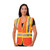 PIP 302-MVAT Hi-Vis Vests, ANSI Type R Class 2 Two-Tone Three Pocket Mesh Vest, view 2