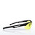 Crossfire 4825 Safety Glasses, BOLO Ballistic-Rated Eyewear, Amber Lens, view 5