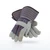 PIP 84-7632 Economy Grade Split Cowhide Leather Palm Glove, Fabric Back, view 2