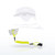 Ergodyne 19159 Tool Tethers, Squids Coiled Hard Hat Lanyard, Clamp