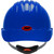 JSP Evolution 280-EV6151V Deluxe Standard Brim, Vented Hard Hat, HDPE Shell, view 3