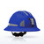 JSP Evolution 280-EV6161MCR2 Deluxe Full Brim Mining Hard Hat, HDPE Shell