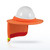 PIP EZ-Cool 396-851FR Sun Protection, FR Treated Hi-Vis Full Brim Hard Hat Visor