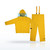MCR Safety Hydroblast FRHBS100 FR Rainwear, 2-Piece PVC Rain Suit, Yellow
