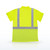 Radians Class 2 High Visibility Color Blocked Safety Short Sleeve Polo Shirt