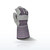 Radians RWG3200G Leather Palm Gloves, Regular Shoulder Gray Split Cowhide, view 2