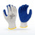 Radians RWG16B Latex Gloves, Polyester Shell, Crinkle Latex Coated Palm