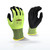 Radians RWG10 Coated Gloves, Radwear Silver Series High Visibility Knit Dip