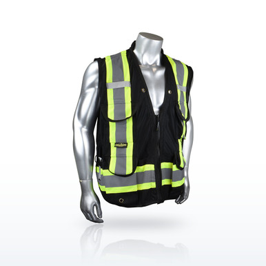 Radians SV030X-1 Hi-Vis Vests, Heavy Duty 10-Pocket Cruiser Vest