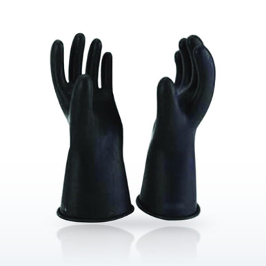 Salisbury by Honeywell E114B Salisbury Class 1 Black Rubber Insulating Gloves
