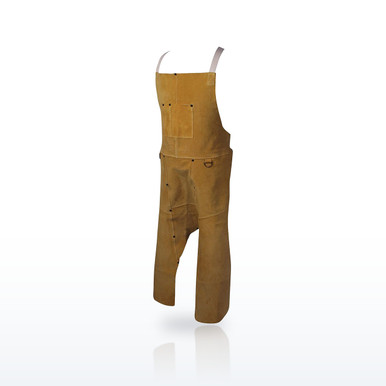 Caiman 3242 Welding Apparel, 42" Boarhide Split Leg Bib Apron