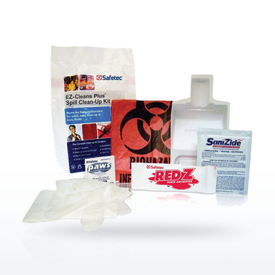 Safetec 17121 First Aid Supplies & Instruments, EZ-Cleans Plus Bloodborne