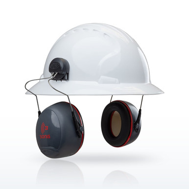 JSP Sonis 3 262-AEB040-FB Earmuffs, Full Brim Mounted Passive Ear Muff, NRR 28