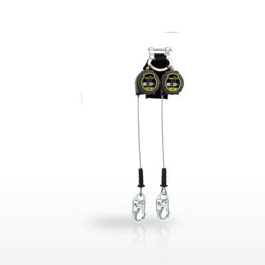 Miller TurboLite+ Edge Self-Retracting Lifelines, Twin Cable Edge Personal Fall