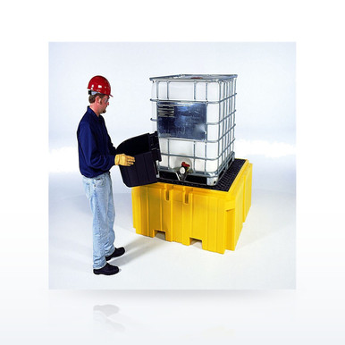 UltraTech 1157 Ultra-IBC Spill Pallet Plus, Drain, 365 Gallon