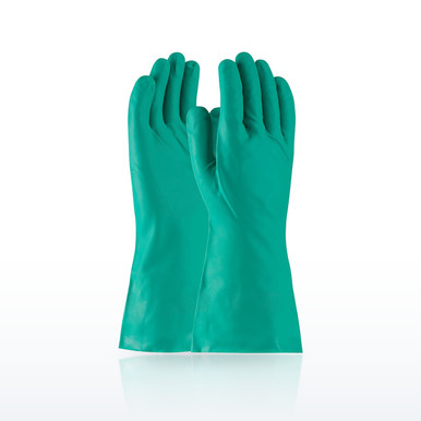 Assurance 50-N140G Chemical Resistant Gloves, Nitrile Coated, Unlined