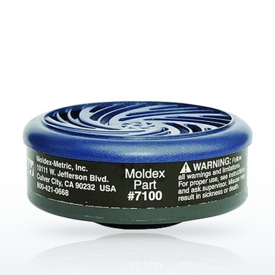 Moldex 7100-MOLDEX & Series Gas/Vapor Cartridge, Black