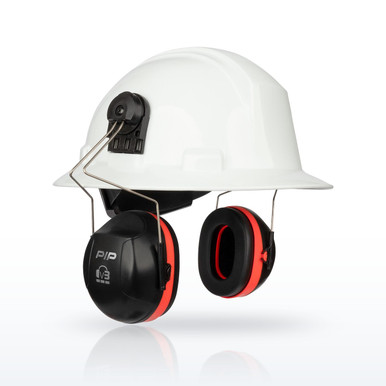 PIP v3 263-V3FB Earmuffs, Full Brim Mounted Passive Ear Muff, NRR 27