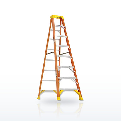 Werner 6208 Ladders, Fiberglass Stepladder, Type IA