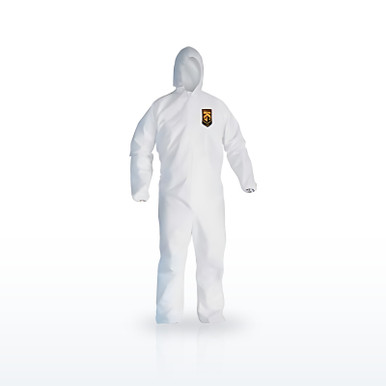 KleenGuard 4911 A20 Particle Protection Coveralls, White