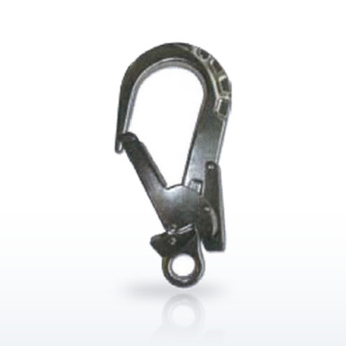 Miller M1030119 Carabiners, 60 mm Aluminum Scaffold Hook, Triple-Action Gate