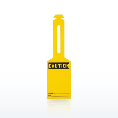 Accuform TAL32 Loop n Strap Blank Safety Tag, Pack of 25