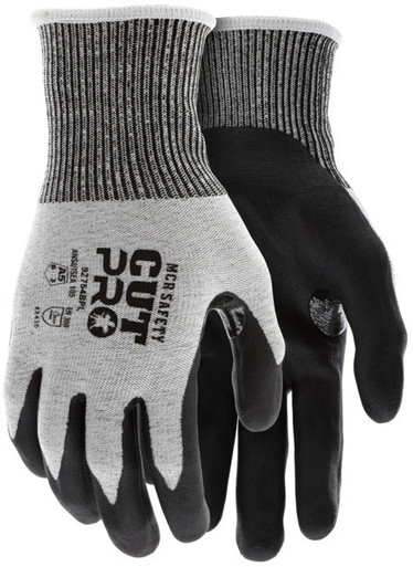 MCR Safety CutPro 92754BP Cut Resistant Gloves, ANSI A5, Bi-Polymer Coated