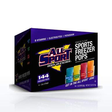 All Sport 10121804 Electrolyte Drinks, Electrolyte Freezer Pops, 3 oz