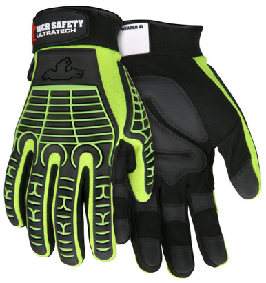 MCR Safety UltraTech Mechanics MC502 Gloves, PVC Coated