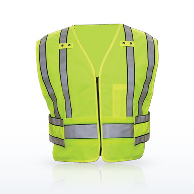 Reflective Apparel 551ST Hi-Vis Vests, ANSI Type P Class 2 Public Safety, V-Neck