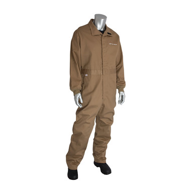 PIP 9100-2100D Arc Flash Coveralls, AR/FR Dual Certified Coverall, Vented Back