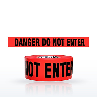 Presco SB3102R10 Safety Tapes, Barricade Tape, 3 in W x ft L