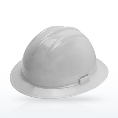 Bullard 35WHR C35 Classic Extra Large Full Brim Hard Hat, White, 6-Point Ratchet