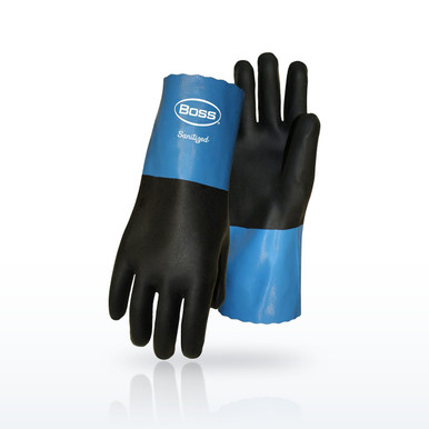 Boss Chemguard+ 1CN0034 Chemical Resistant Gloves, Neoprene Coated
