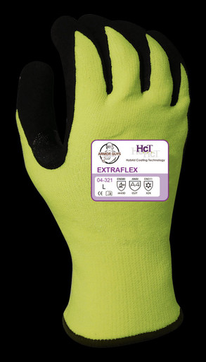 Armor Guys 04-321 Cut Resistant Gloves, ANSI A4, Foam Nitrile Coated