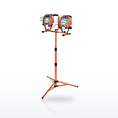 Southwire L14SLEDSW Double Halogen Work Light, W, Tripod