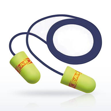 3M E-A-Rsoft SuperFit Metal Detectable Corded Earplugs