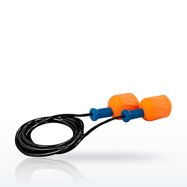 PIP EZ-Twist 267-HPF610C Earplugs, Disposable Soft Polyurethane Foam Corded Ear