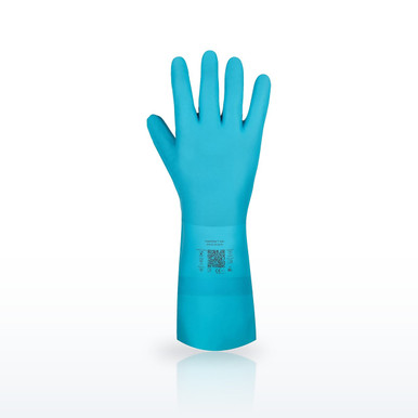 Assurance Flextril 32-3015E Chemical Resistant Gloves, Nitrile Coated