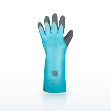 Assurance Flextril 33-3150E Chemical Resistant Gloves, ANSI A1, MicroFoam Grip