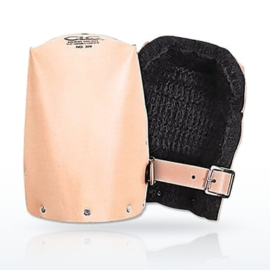 CLC Custom LeatherCraft 309 Heavy-Duty Leather Knee Pads, Leather Straps