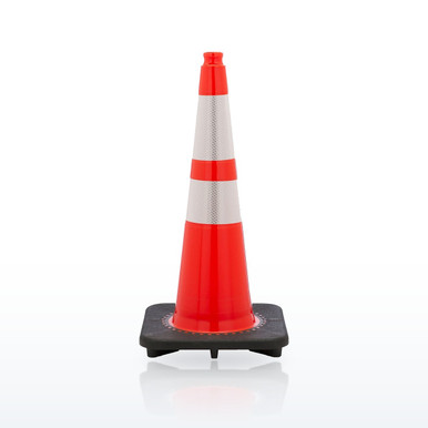 JBC RS70032SR3M64 Safety Cones, 28 in Slim Line Orange Traffic Cone
