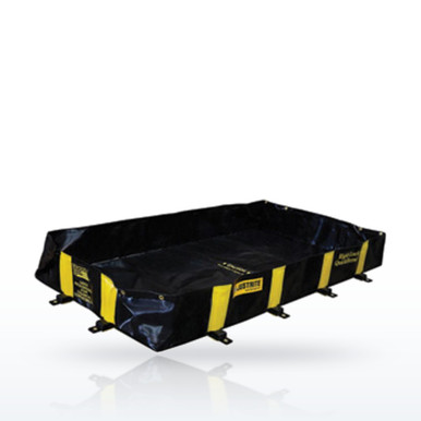 Justrite 28516 Rigid-Lock QuickBerm Drive-Over Spill Berm, 6 x 8 ft