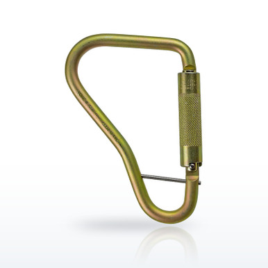 Safewaze FS1026 Fall Protection Accessories, Large Steel Carabiner, Captive Pin