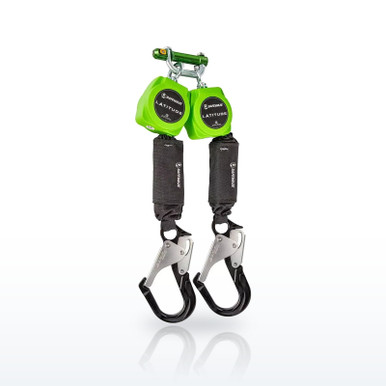 Safewaze 019-505 Latitude Self-Retracting Lifelines, Latitude 6' Dual Web SRL-P